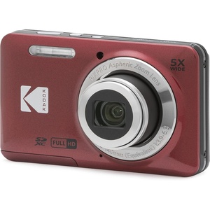 KODAK PIXPRO FZ55 16MP Compact Digital Camera, 5X Optical Zoom, Blue(Red)