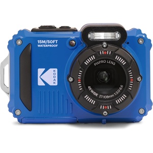 KODAK PIXPRO WPZ2 16MP Waterproof Digital Camera, 15m, 4X Zoom, Blue(Blue)