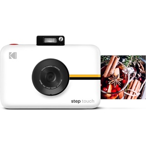 Kodak Step Touch | 13MP Digital Camera & Instant Printer with 3.5 LCD Touchscreen Display, 1080p HD Video – Editing Suite, Bluetooth & Zink Zero Ink Technology | White(White)